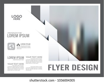 Minimal layout design template. Annual Report Leaflet cover Brochure Flyer. Presentation Modern background. illustration vector in A4 size