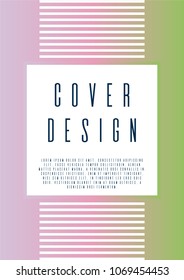 Minimal layout design for your business. Set of sheets A4.  Can be used for poster, brochure, magazine, card, book, flyer, banner, anniversary
 Trendy corporate style.
