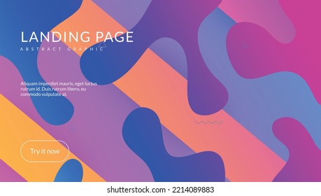 Minimal Layout. Flat Landing Page. Purple Plastic Poster. Digital Background. Mobile Page. Spectrum Magazine. Rainbow Screen. Color Gradient Cover. Violet Minimal Layout