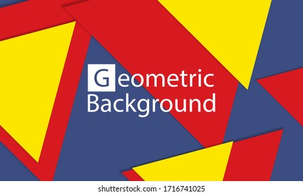 Minimal layout. Modern material design. 3d geometric background. Cover layout magazines template. Abstract paper cut background. Vector.