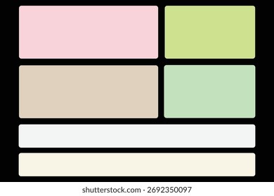 Minimal Layout Vector Background Graphic Presentation Display Blocks