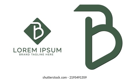 Minimal Letter B Logo Template
