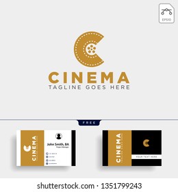 minimal letter C black color simple logo template vector illustration icon element isolated