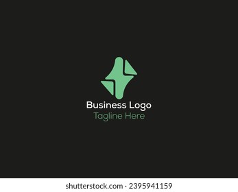 minimal letter creative logo design