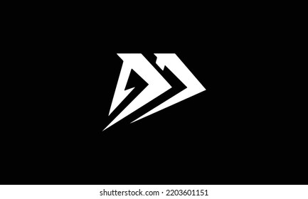Minimal letter DD logo design. Creative, Premium Minimal emblem design template. Graphic Alphabet Symbol for Corporate Business Identity