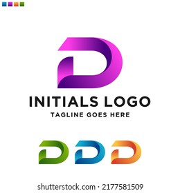 Minimal Letter Initial D Logo Design Stock Vector (Royalty Free ...