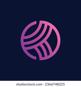 Plantilla de logotipo de letra mínima k