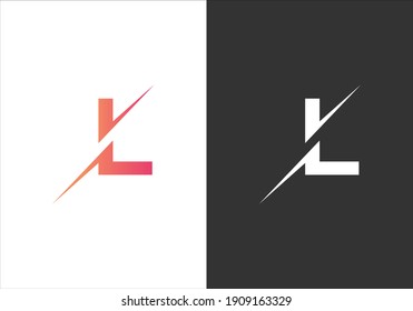 Minimal Letter L Abstract Logo Template And L Modern Unique Abstract Logo Design Concept