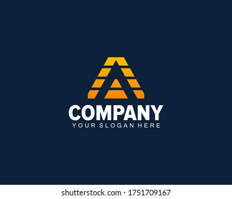 un concepto mínimo de diseño de logotipo de letra. un logotipo de carta.
