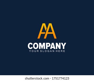 mínima a un concepto de diseño de logotipo de letra. un logotipo de una carta.