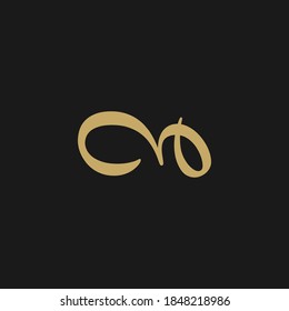 Minimal letter M logo design in line art style. Branding. Letter icon. Editable in Vector Format.