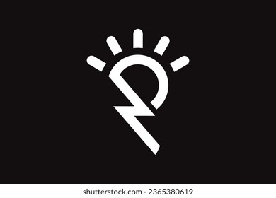 Minimal Letter N D, N P Logo Design Template