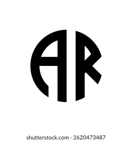 Minimal Letter A And R Modern Logo Design Template