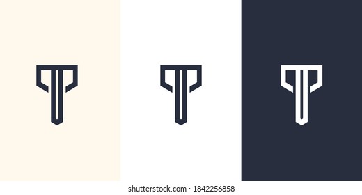 Minimal Letter T Logo Design, Outstanding Professional Elegant Trendy Awesome Artistic  and Based Alphabet Iconic T monogram Logo Design