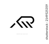 Minimal letter TMR creative elegant design