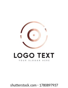 Minimal letter type O logo template with modern and elegant vibes