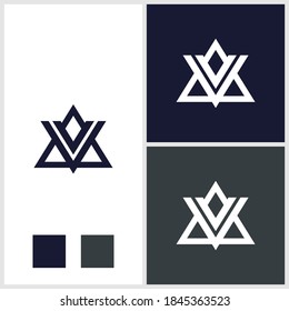 Minimal Letter V Logo Design, Outstanding Professional Elegant Trendy Awesome Artistic  and Based Alphabet Iconic V monogram Logo Design