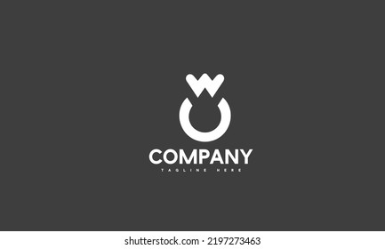 Mindestbuchstabe-W-Logo-Vorlage
