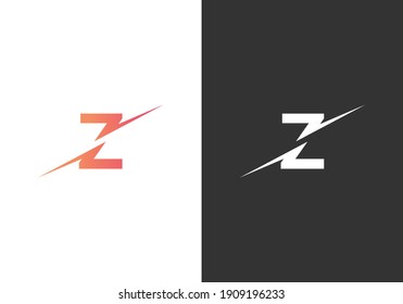 Minimal Letter Z Abstract Logo Template. Modern,Creative Z And Unique Abstract Logo Design Concept