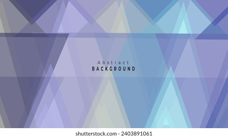 Minimal light color background with translucent triangles.