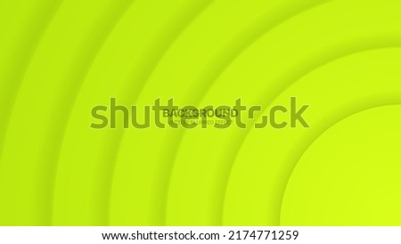 Minimal Light Green Layered Radial Smooth Structure Morph Material Design 3D Vector Blurred Abstract Background. Dynamic Geometry Rippled Surface Cool Wallpaper. Render Abstraction Circular Lines Back