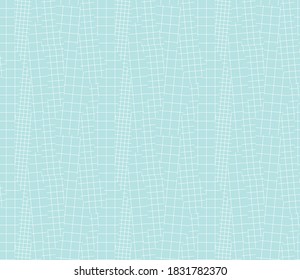 Fondo de arte de línea mínimo sin inconvenientes para el diseño de fondo, tela, textil, envoltura, superficie, web e impresión. Textil lacónico de color verde pálido. relación de mosaico vectorial. 
