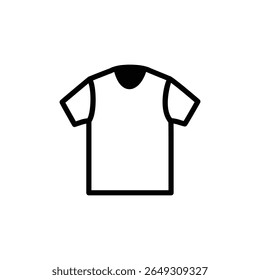 Minimal line art t-shirt vector icon design