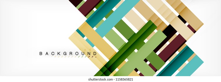 Minimal line design abstract background, vector illustration