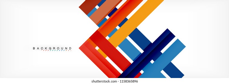 Minimal line design abstract background, vector illustration