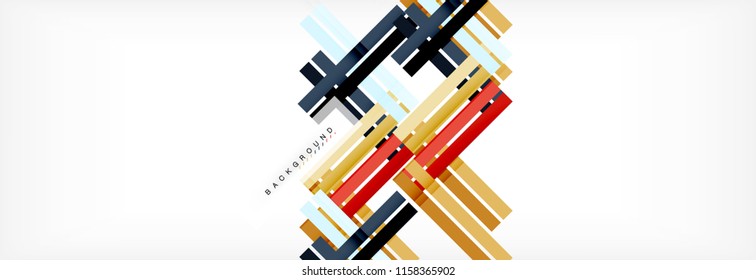 Fondo abstracto de diseño de línea mínima, ilustración vectorial