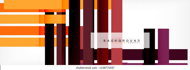 Minimal line design abstract background, vector illustration