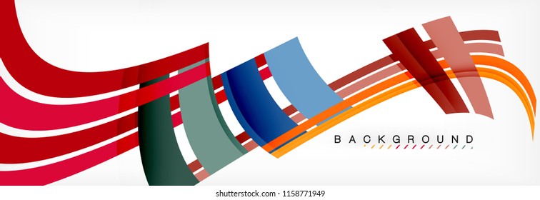 Fondo abstracto de diseño de línea mínima, ilustración vectorial