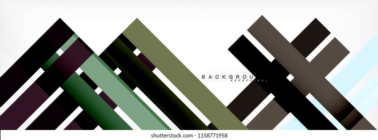 Minimal line design abstract background, vector illustration