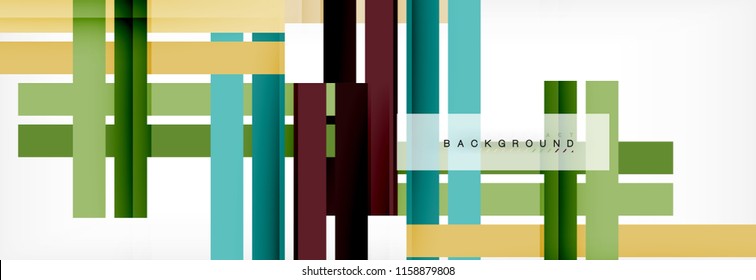 Minimal line design abstract background, vector illustration