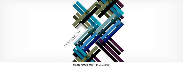 Fondo abstracto de diseño de línea mínima, ilustración vectorial