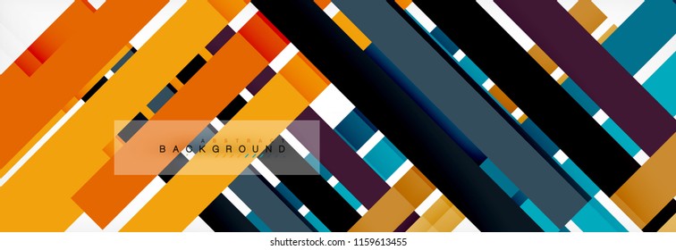 Minimal line design abstract background, vector illustration