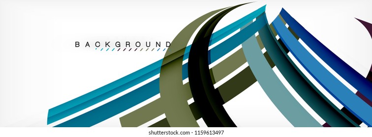 Fondo abstracto de diseño de línea mínima, ilustración vectorial
