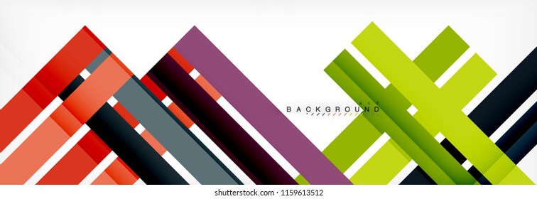 Minimal line design abstract background, vector illustration