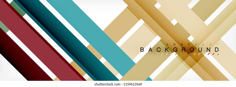 Fondo abstracto de diseño de línea mínima, ilustración vectorial