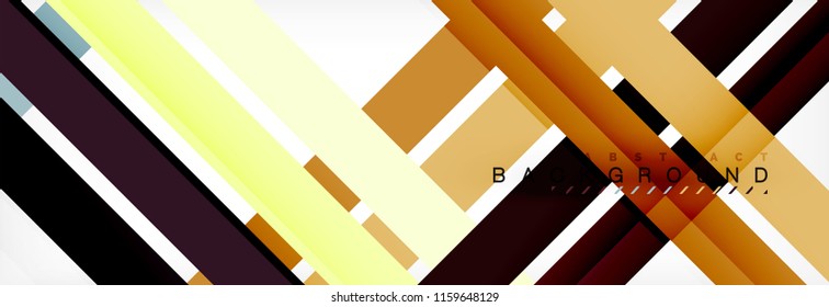 Minimal line design abstract background, vector illustration