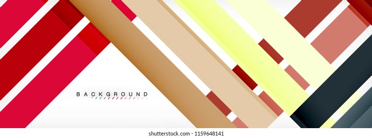 Minimal line design abstract background, vector illustration