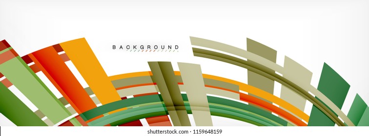 Minimal line design abstract background, vector illustration