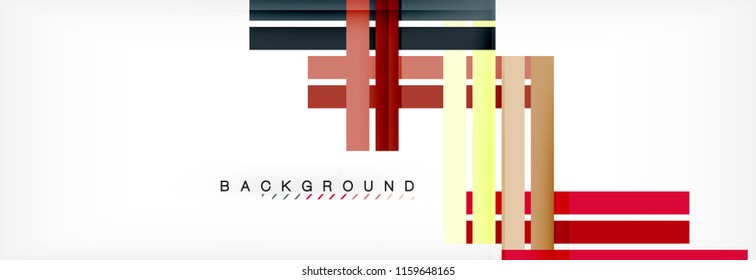 Minimal line design abstract background, vector illustration