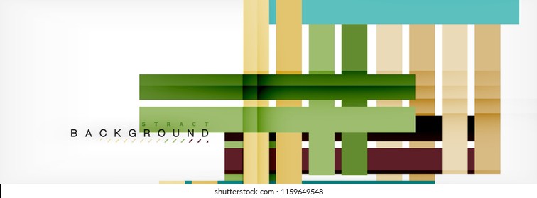 Minimal line design abstract background, vector illustration