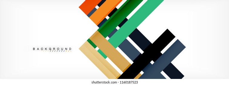 Minimal line design abstract background, vector illustration