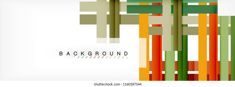 Minimal line design abstract background, vector illustration