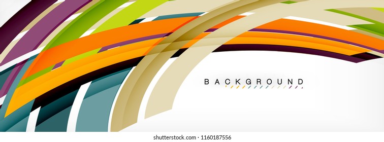 Minimal line design abstract background, vector illustration