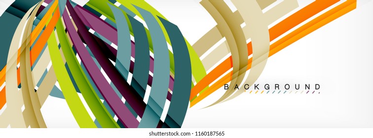 Fondo abstracto de diseño de línea mínima, ilustración vectorial