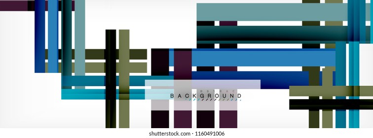 Minimal line design abstract background, vector illustration