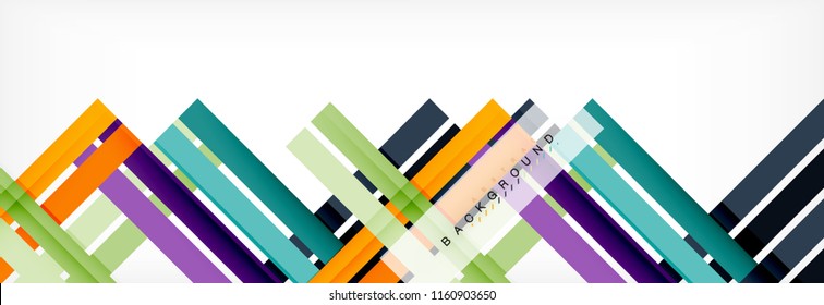 Minimal line design abstract background, vector illustration